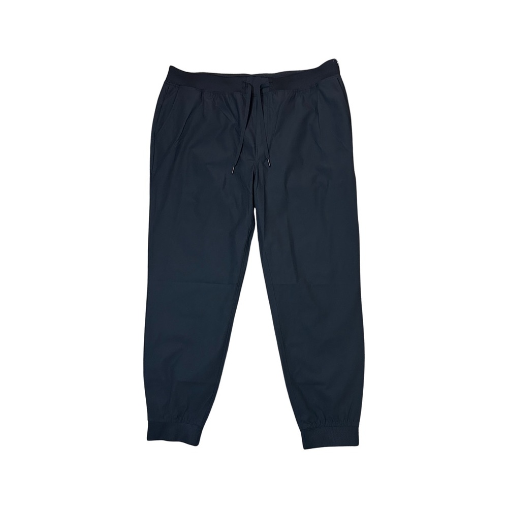 Rhoback Black Solid Performance Jogger Pants Nwot… - image 1